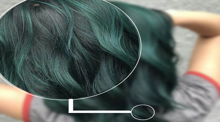 Cách giữ màu tóc nhuộm màu xanh rêu bạn nên biết